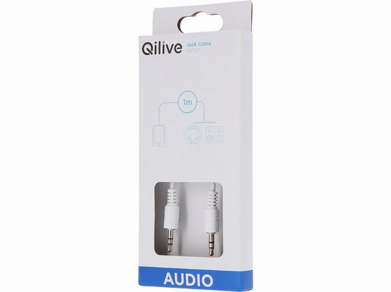 Cabo Qilive G4217917 35 Stereo Mm Branco 1M