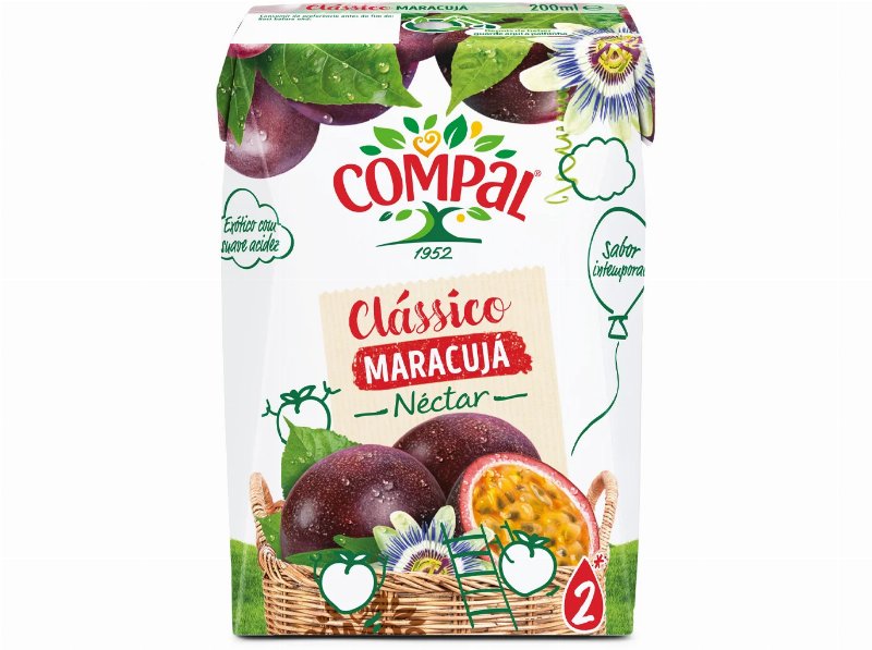 Nectar Compal Clássico Maracujá 0.20 l
