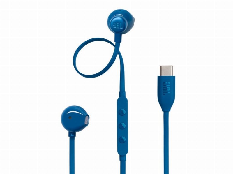 Auriculares Com Fio Jbl T305C Blu Azul C/Micro