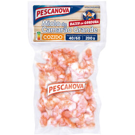 Miolo De Camarão Cozido 40/60 Ultracongelado Pescanova 200 gr