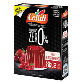 Gelatina Em Pó Zero% De Frutos Vermelhos Condi 26 gr
