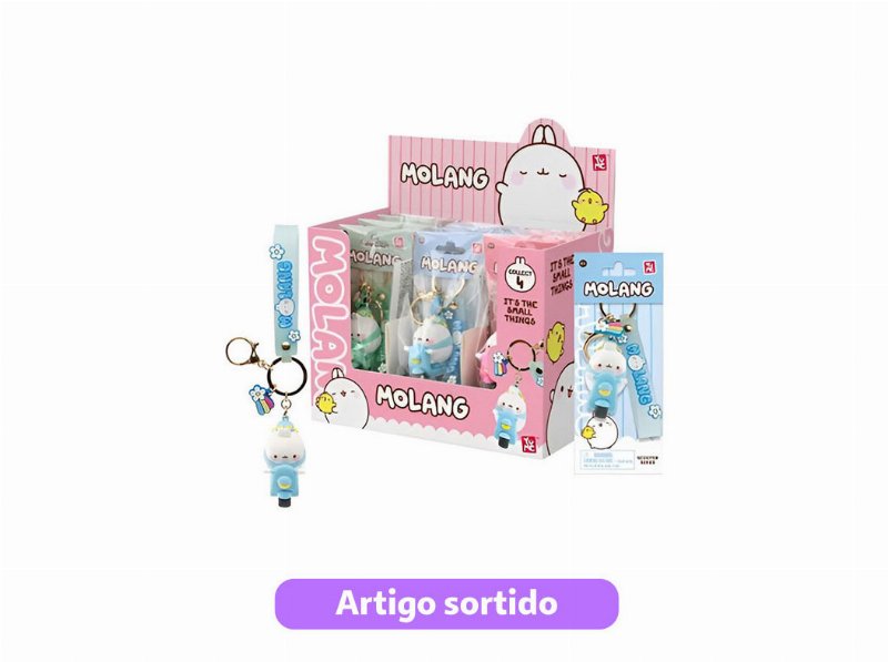 Porta- Chaves Yu Me Molang Scooter Cores Sortidas