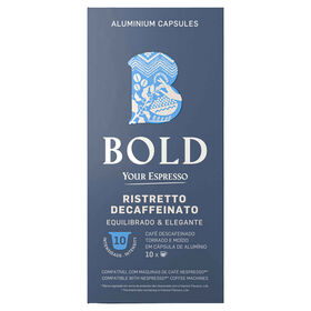 Cápsulas De Café Ristretto Descafeinado Int 10 Bold 10 Un