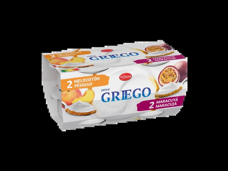 Iogurte Grego Pêssego E Maracujá