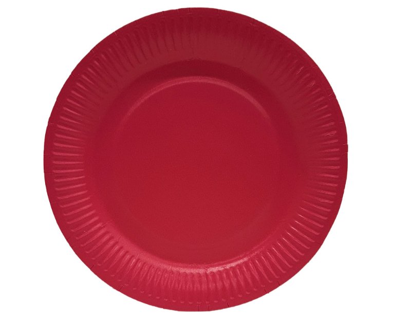 Prato De Cartão Actuel Rosa 18Cm 10 Unidades