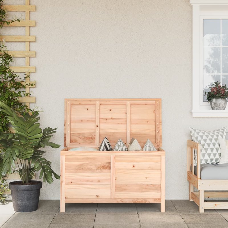 Hkh Caixa Para Almofadões De Exterior 99X50X56,5 Cm Abeto Maciço - Marrom
