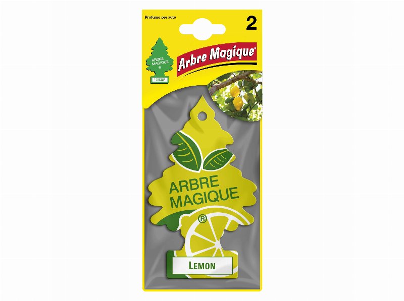 Ambientador Arbre Magique Limão 2 Unidades