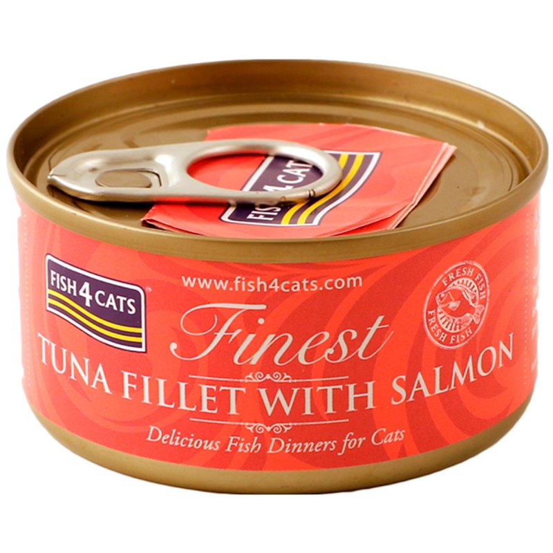 Alimento Húmido Para Gato Sabor Filete De Atum E Salmão 70 g