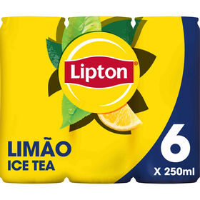Ice Tea Em Lata Limão Lipton 6 X 25 cl