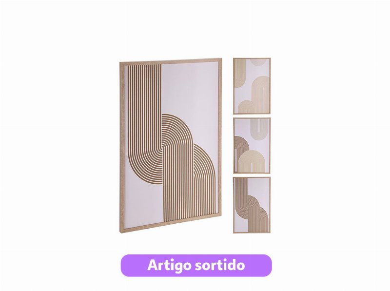Quadro 40X60X2Cm Modelos Sortidos