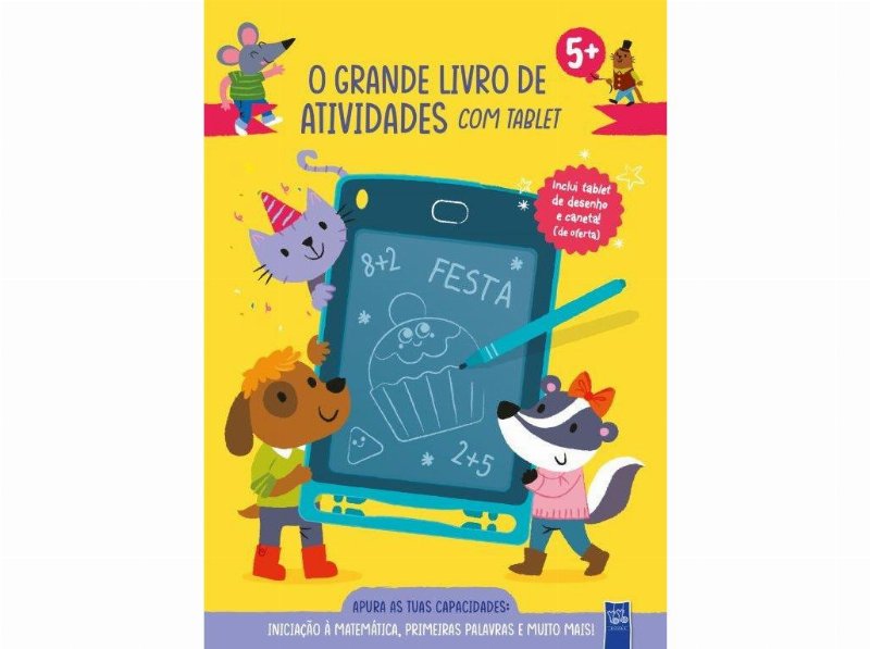 Livro O Grande Livro De Atividades Com Tablet - Iniciação Á Matemática E Primeiras Palavras