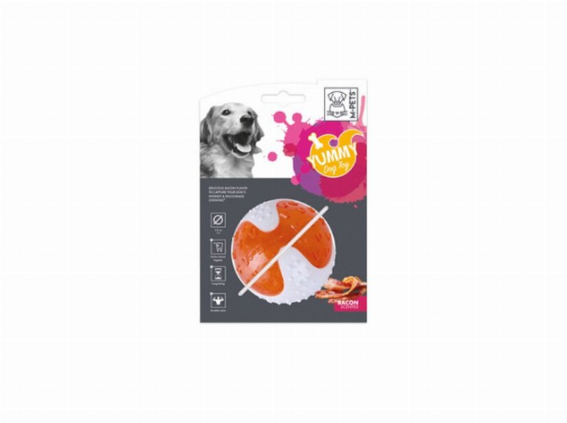 Brinquedo Cão Mpets Bola Bacon 7.8Cm