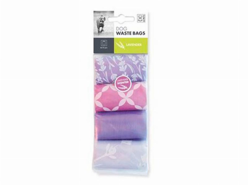 Sacos Dejetos Mpets Fragrância Lavanda Pack 4X15 Unidades