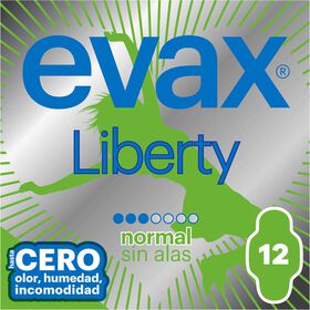 Pensos Higiénicos Liberty Normal Evax 12 Un