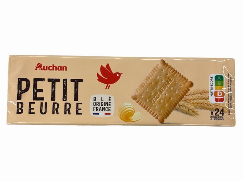 Bolacha Auchan Petit Beurre 24Un 200 g