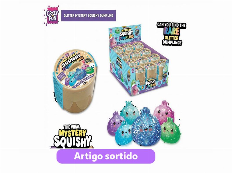Dumpling Glitter Do Art 9.5 Cm Modelos Sortidos