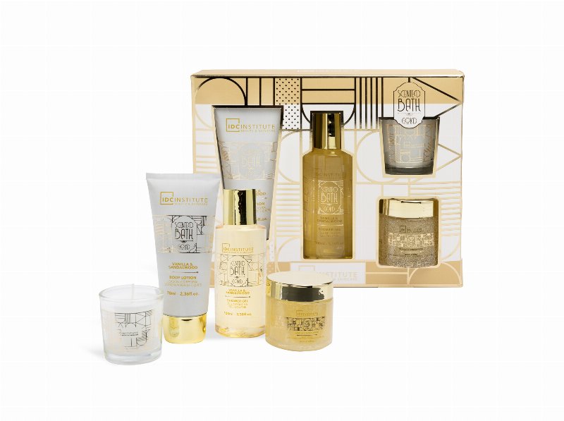 Coffret Banho Idc Institute Gold 4Pcs
