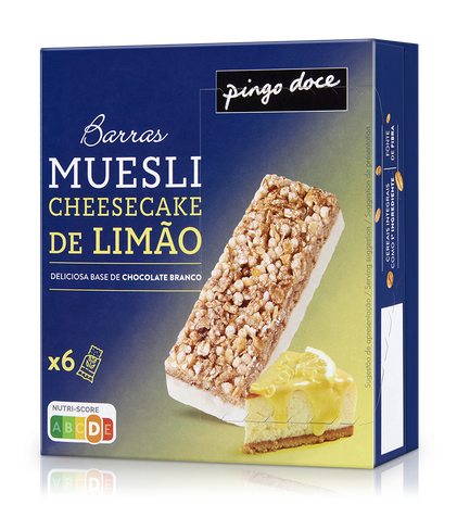 Barras Muesli De Cheesecake De Limão Pingo Doce 0.132Kg