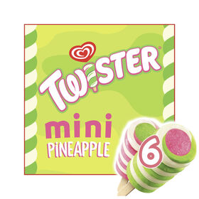 Gelado Mini Twister Ananás Olá 300 ml (6 Un)
