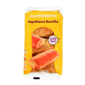 Napolitanas De Baunilha Continente 270 gr (6 Un)
