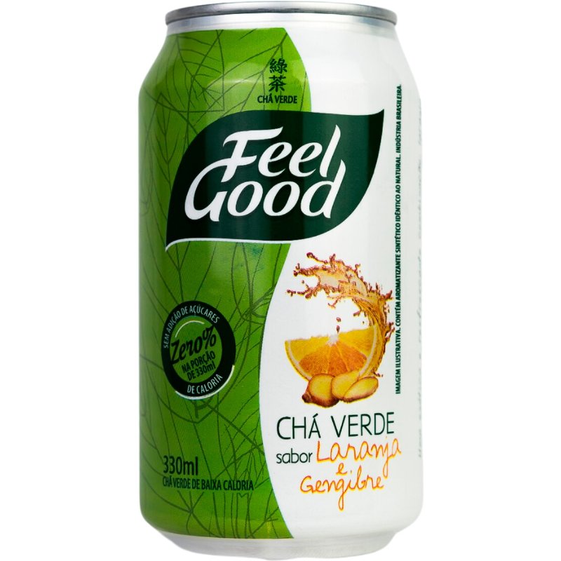 Ice Tea Chá Verde, Laranja Com Gengibre 33 cl