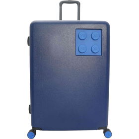 Mala De Viagem Média 4 Rodas Azul Brick Lego