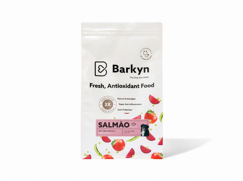 Ração Natural Cão Barkyn Low Grain Light Salmão 12 kg
