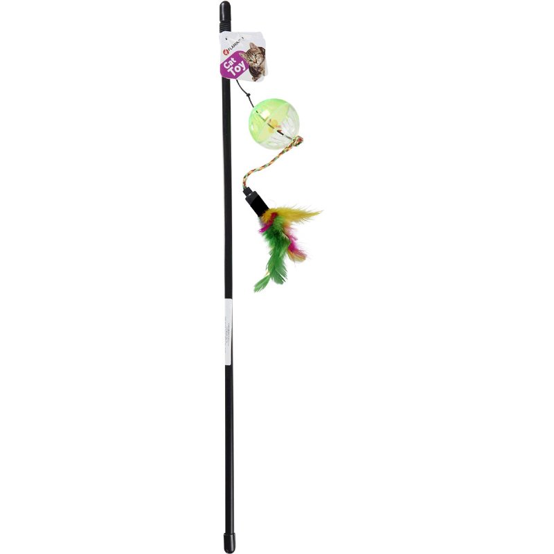 Brinquedo Para Gato Cana Com Bolas 1 unidade