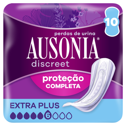 Pensos Incontinência Discreet Extra Plus Ausonia Discreet 10Un