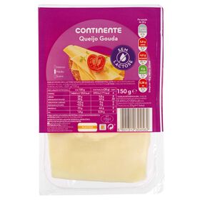 Queijo Gouda Sem Lactose Fatiado Continente 150 gr