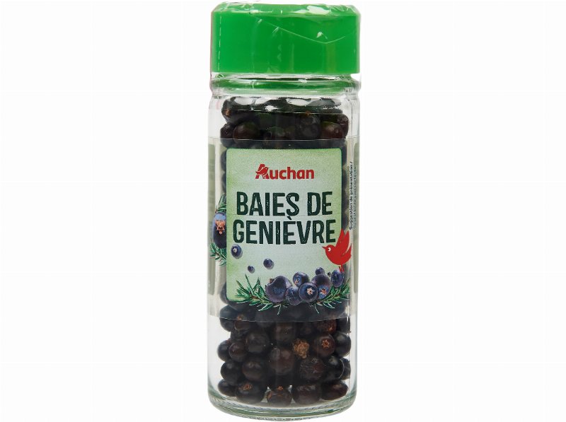 Bagas De Zimbro Auchan Em Frasco 28 g
