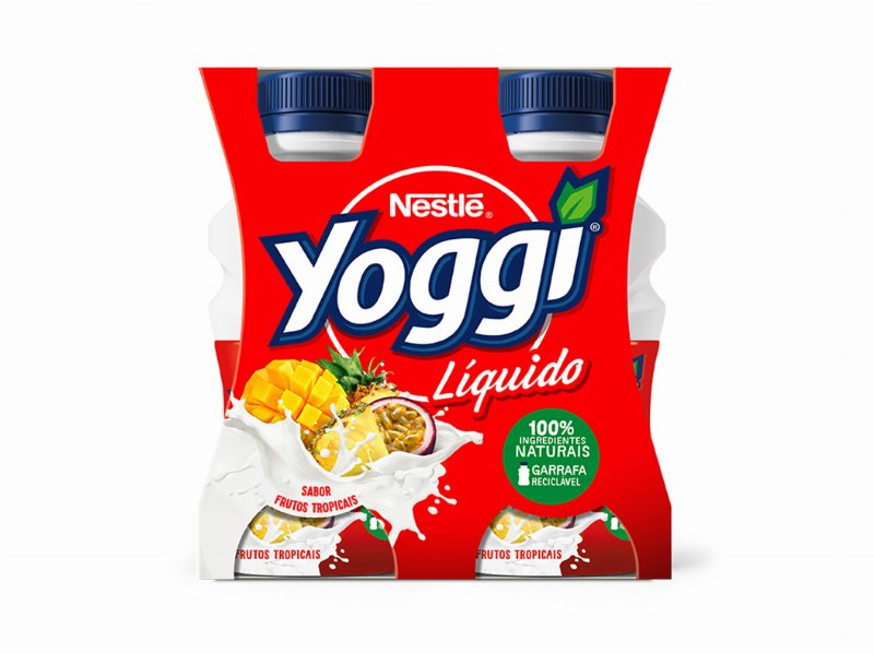 Iogurte Yoggi Líquido Frutos Tropicais 4X160 g