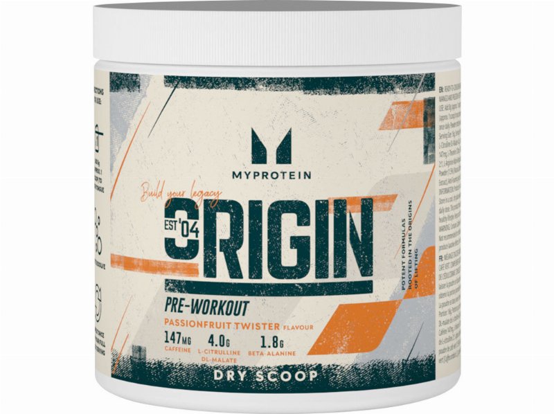 Pré-Treino Myprotein Origin Maracujá 288 g