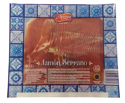 Presunto Serrano Jamones Fatiado 9 Meses De Cura Arroyo 0.3Kg