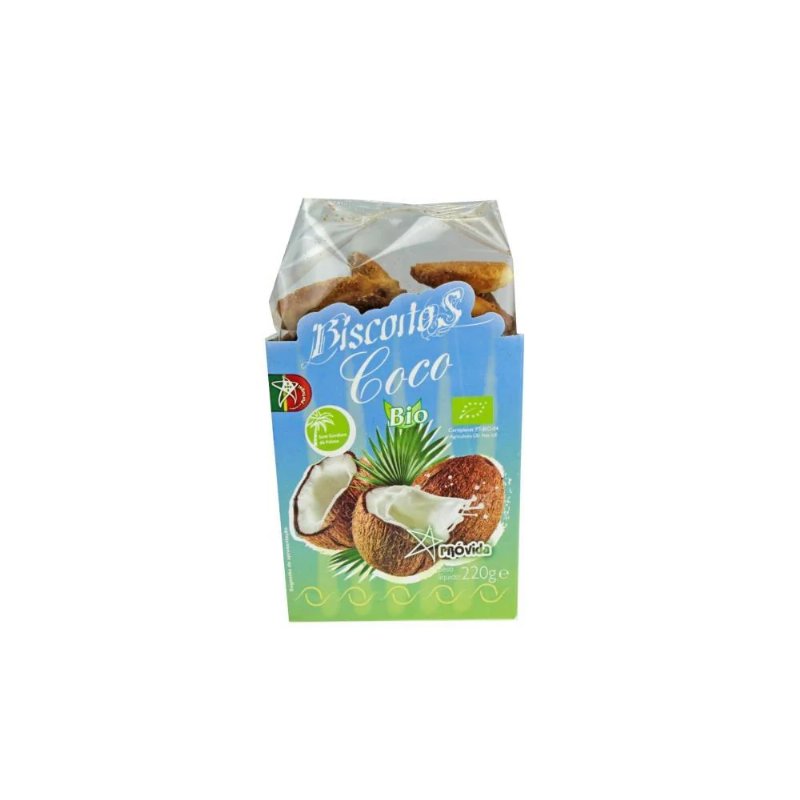 Biscoitos De Coco Bio Próvida 220 g