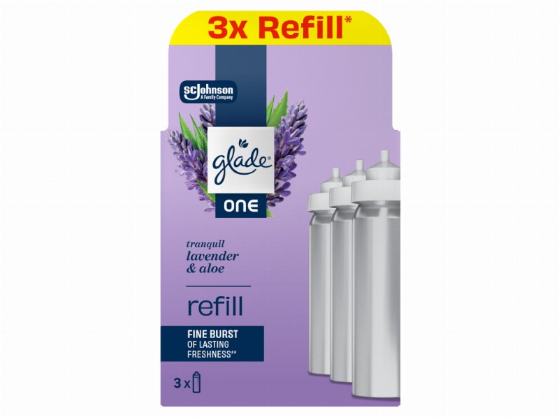 Ambientador Glade One Lavender Rec 3Un