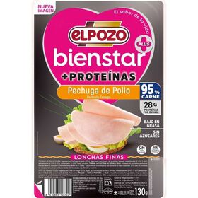 Fiambre De Peito De Frango Fatiado +Proteína Elpozo 130 gr