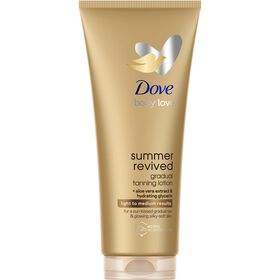 Autobronzeador Loção Corpo Summer Revived Claro Dove 200 ml