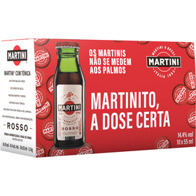 Martini Rosso Aperitivo Pack 10 Miniaturas 10 X 5,5 cl