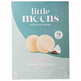 Gelado Mochi Coco Sem Glúten Little Moons 6 Un