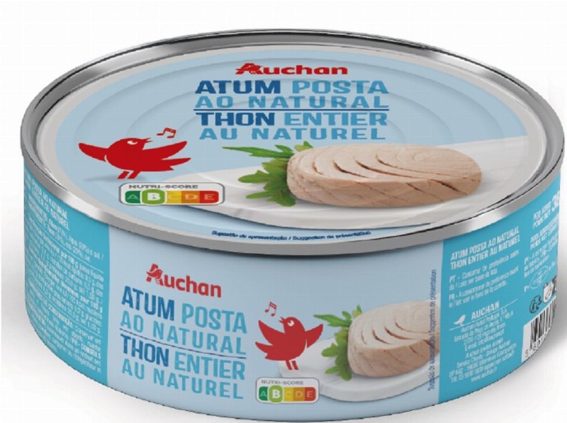 Atum Posta Auchan Ao Natural 385 (270)G