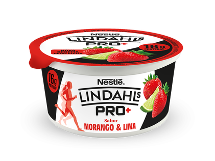 Iogurte Proteína Morango E Lima Lindahls Pro+ 0.16Kg