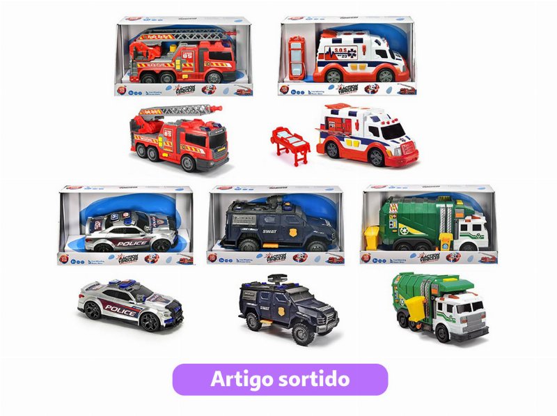 Veículos De Emergência One Two Fun Modelos Sortidos
