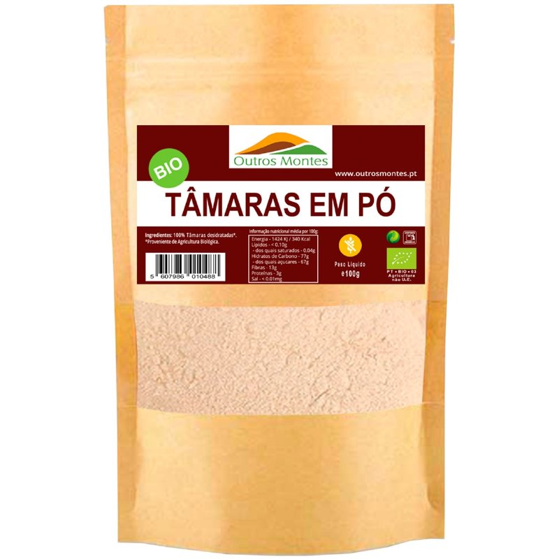 Tâmaras Em Pó Bio 100 g