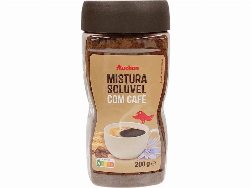 Mistura Auchan Solúvel 20% Café 200 g