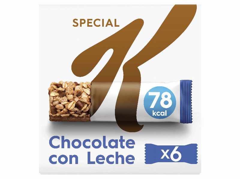 Barras Kellogg's Special K Chocolate Leite 129 g 6Un
