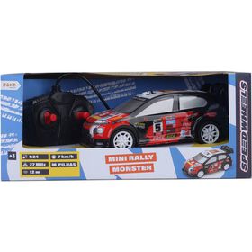 Zoko Speed Wheels - Carro Telecomandado Mini Rally Monster 1:24 27Mhz