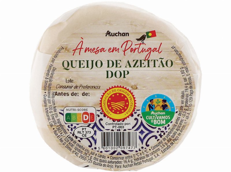 Queijo Azeitão Dop Auchan À Mesa Em Portugal Cultivamos O Bom Un