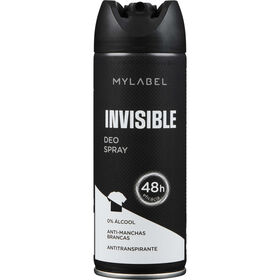 Desodorizante Spray Men Invisible 48H Mylabel 200 ml