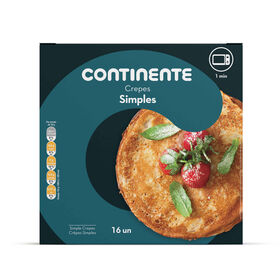 Crepes Simples Continente 1 kg (16 Un)